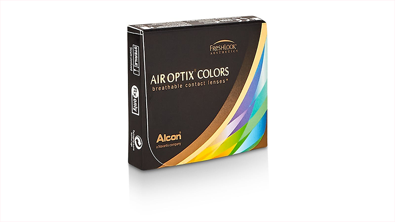 یکی از برندهای معتبر Air Optix Colors است که تنوع رنگ بالایی دارد